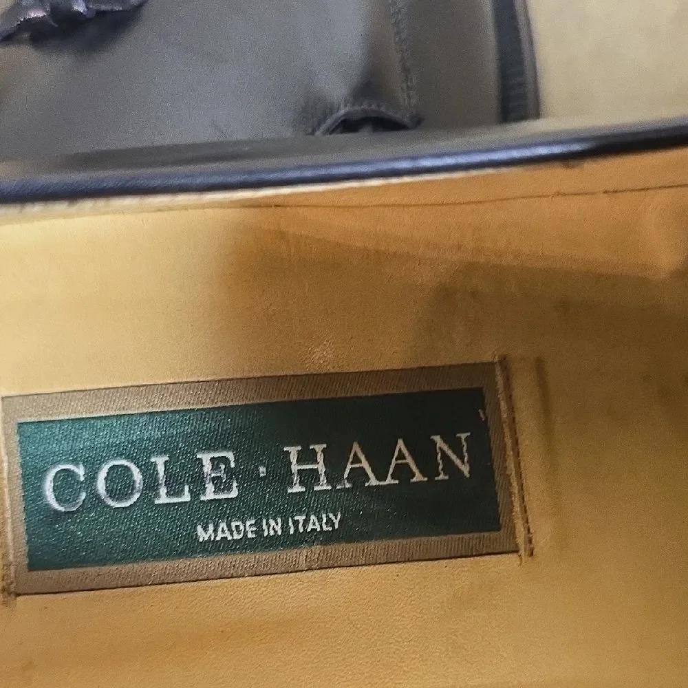 Cole Haan Classic Black Tassel Loafers